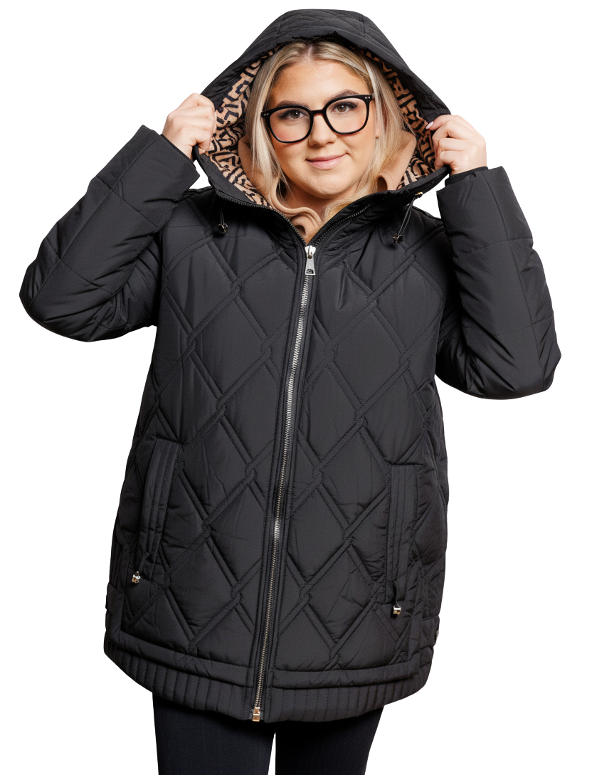 Éliane™ | Veste d’hiver chaude, légère et imperméable Plus Size