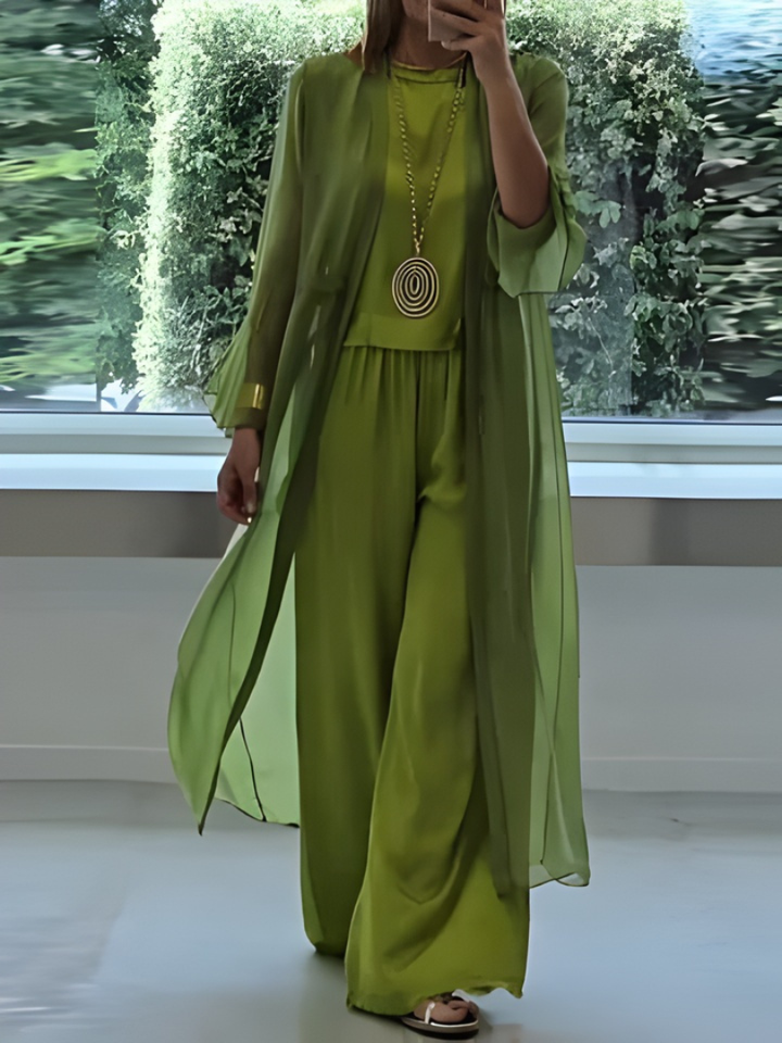 Faelina™ — Ensemble trois pièces élégant fluide