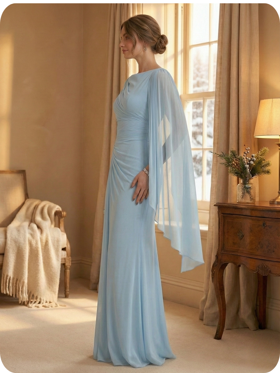 Éléonore™ — Robe maxi fluide aux lignes raffinées