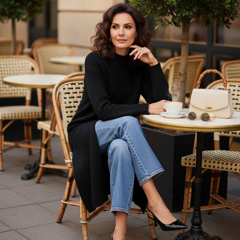 Françoise™ | Ensemble robe + pull chaud et élégant