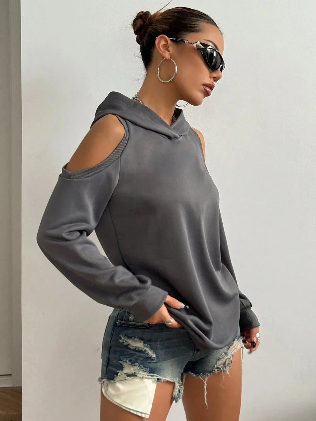 Camélia™ — Sweat élégant aux épaules ajourées
