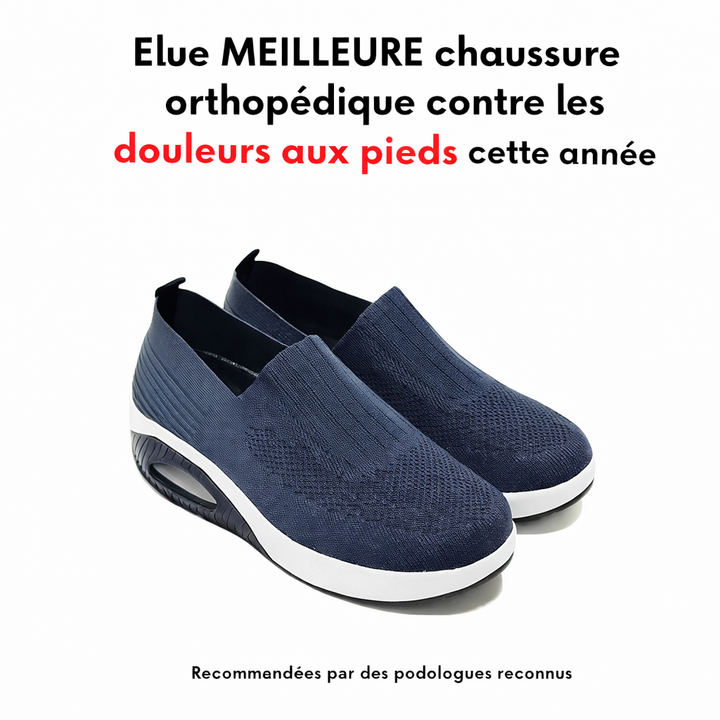 Laurence™ — Baskets slip-on compensées confort quotidien