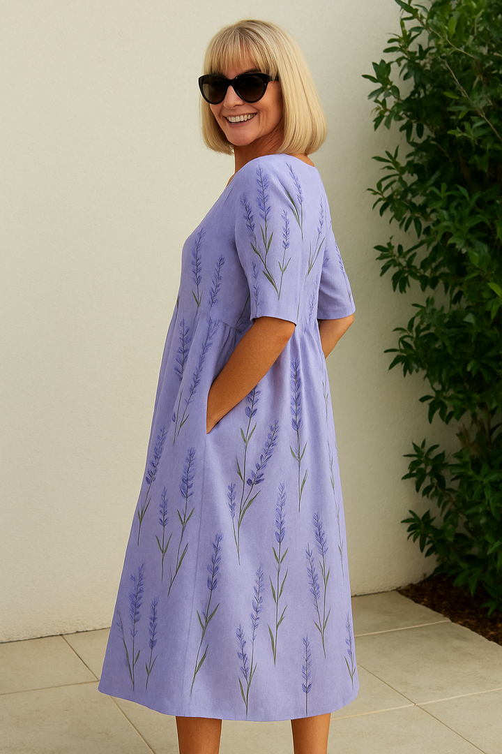 Sophie | Robe midi confortable et élégante