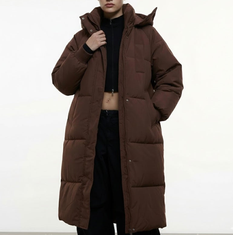 Clarisse™ — Manteau long matelassé élégant hivernal