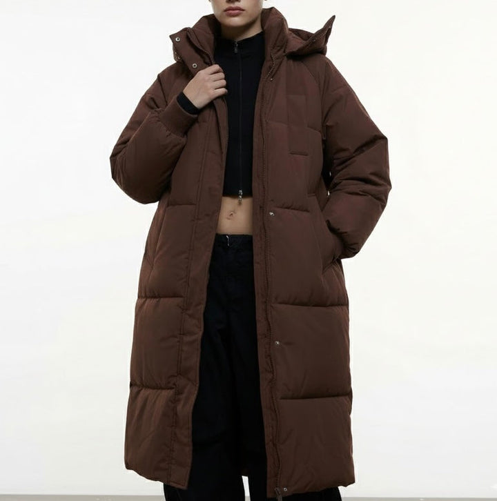 Clarisse™ — Manteau long matelassé élégant hivernal