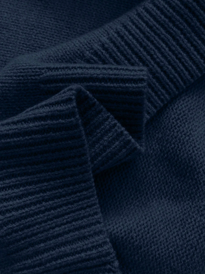 Céline | Pull Chic en Tricot avec Col en Dentelle Élégant