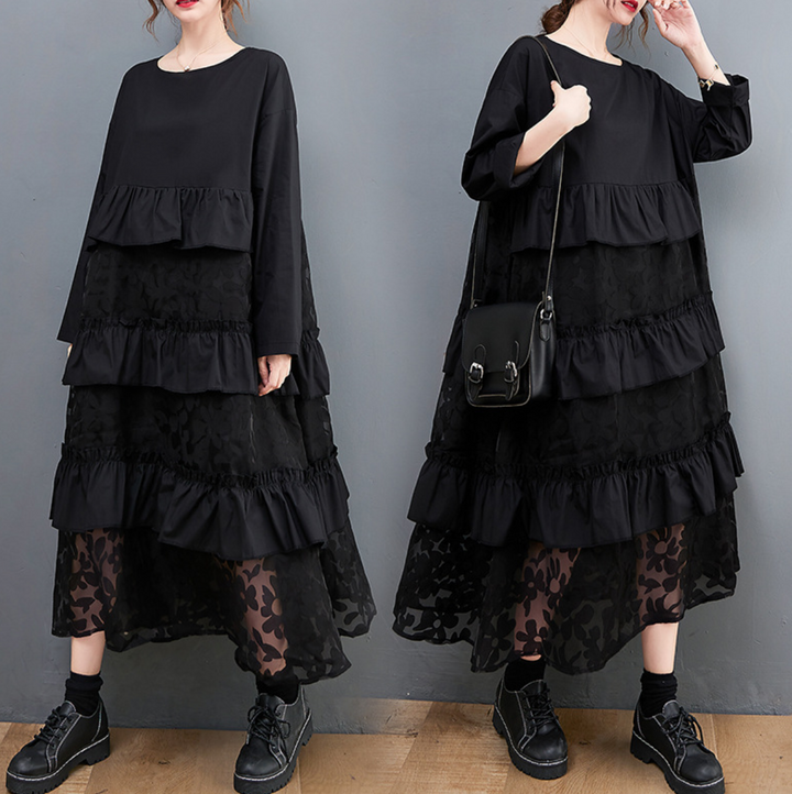 Gabrielle™ — Robe longue fluide confortable naturelle