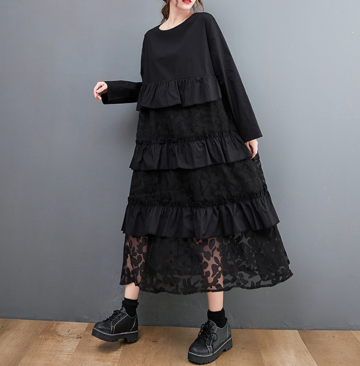 Gabrielle™ — Robe longue fluide confortable naturelle