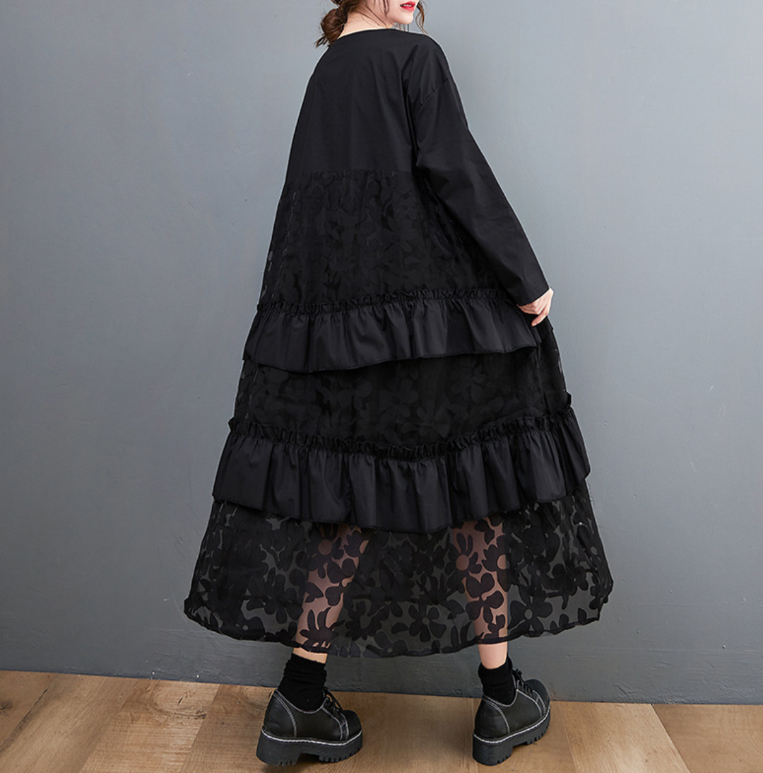 Gabrielle™ — Robe longue fluide confortable naturelle