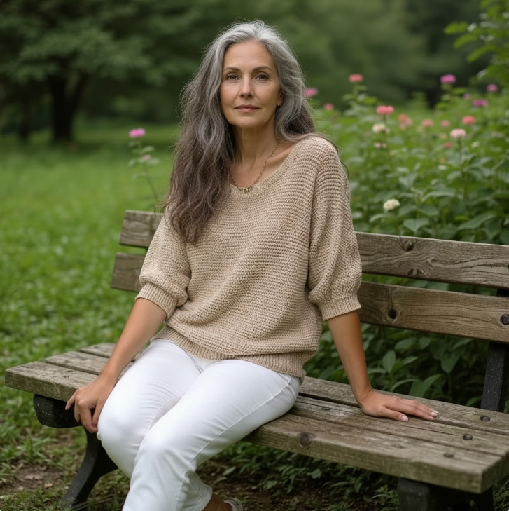 Lucienne™ - Top fluide confortable élégant quotidien