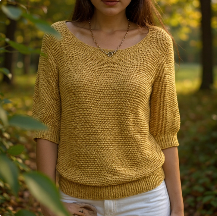 Lucienne™ - Top fluide confortable élégant quotidien