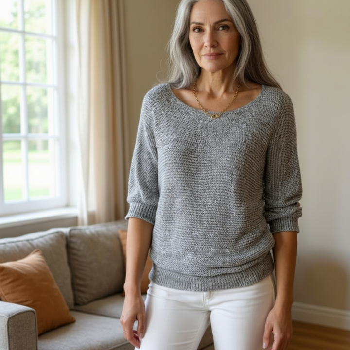 Lucienne™ - Top fluide confortable élégant quotidien