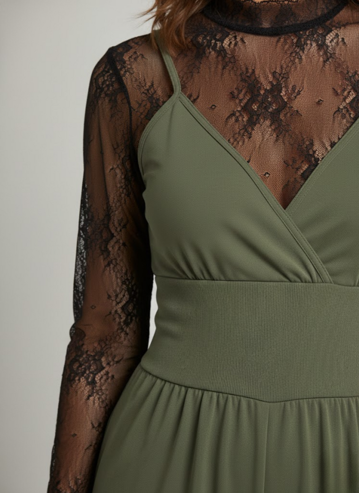 Solène™ — Ensemble combinaison élégant dentelle moderne