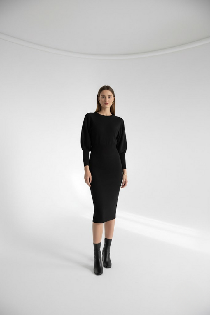 Mathilde™ — Robe midi élégante confortable intemporelle