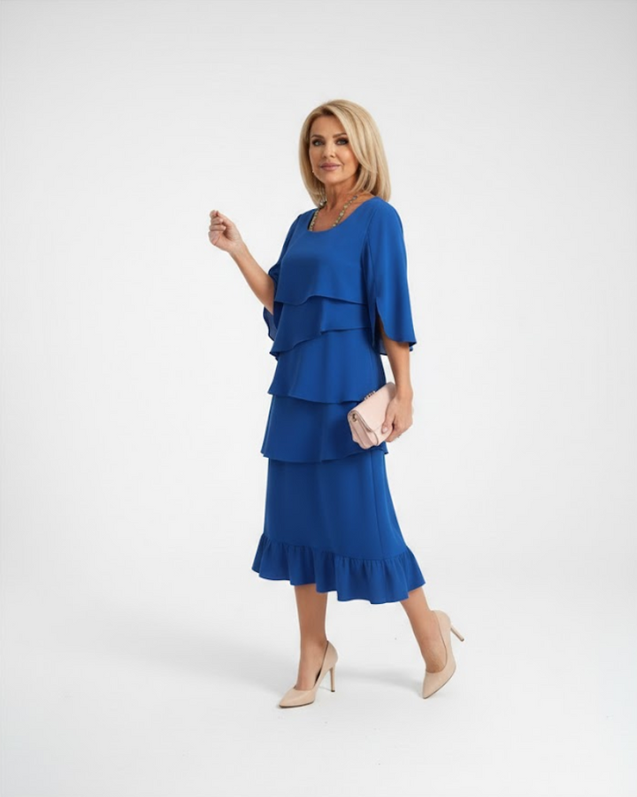 Marguerite™ — Robe midi élégante féminine confortable