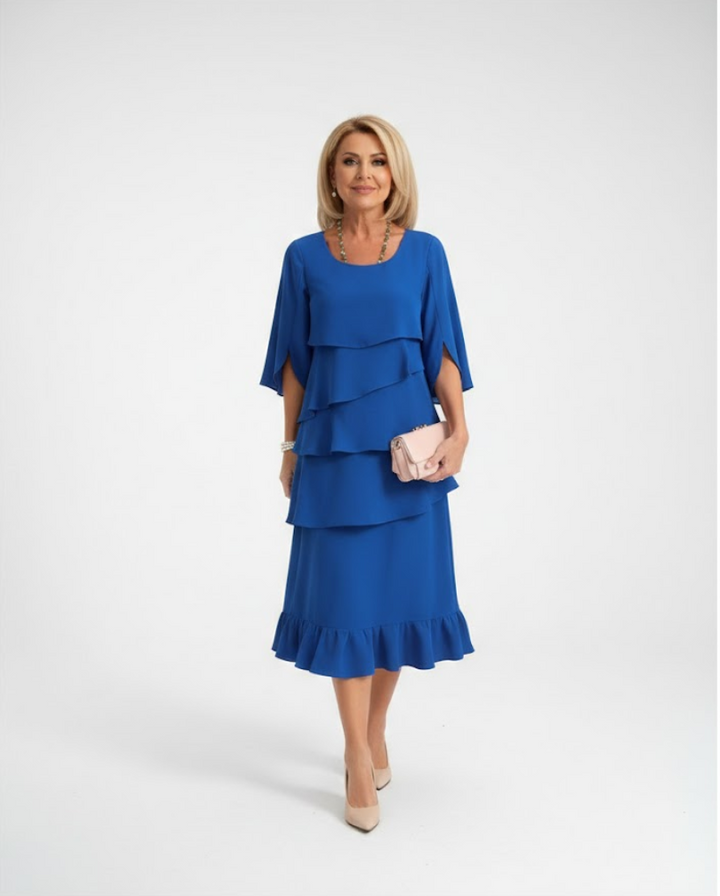 Marguerite™ — Robe midi élégante féminine confortable