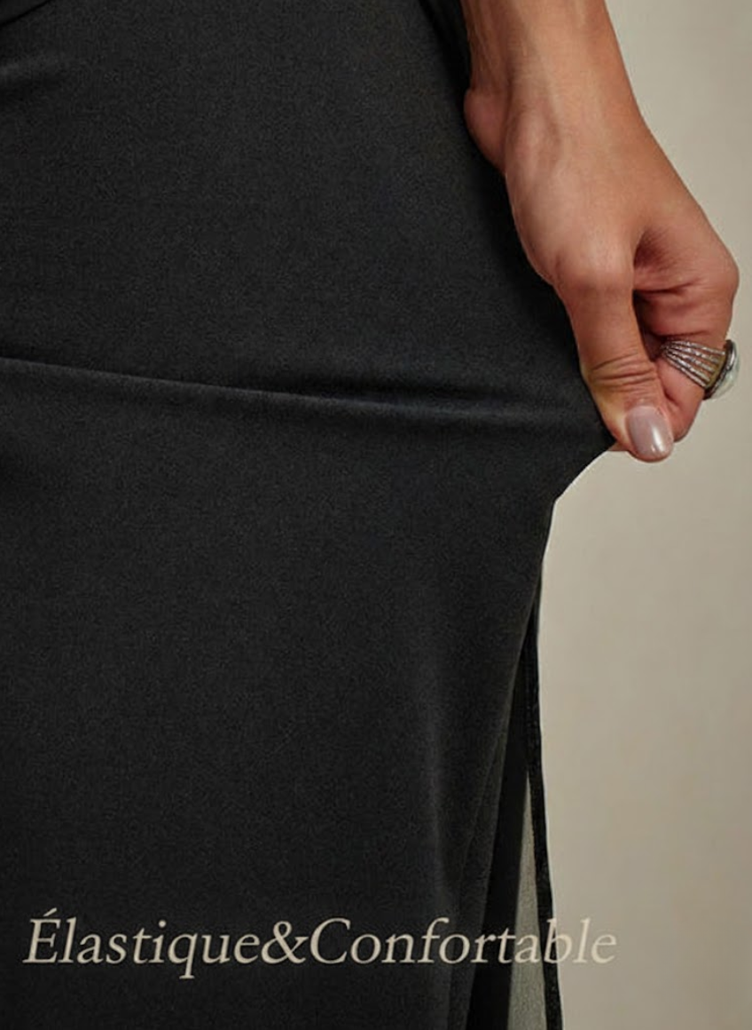 Delphine™ — Pantalon large fluide élégant aérien