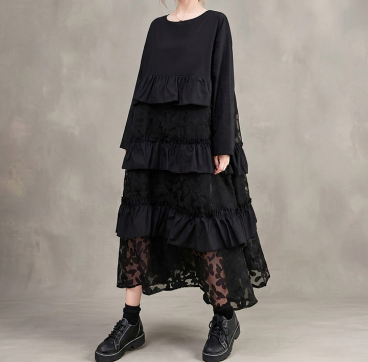 Gabrielle™ — Robe longue fluide confortable naturelle