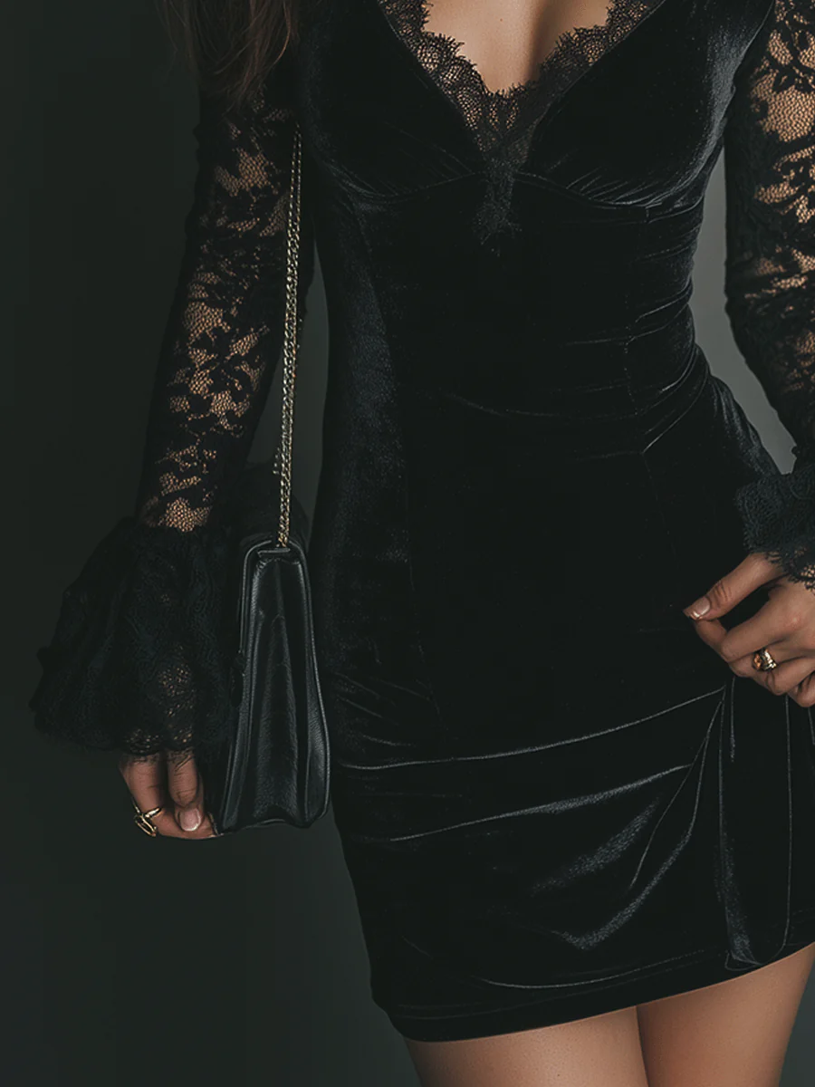 Orinthia™ — Robe velours au charme magnétique