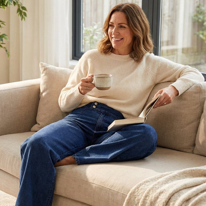 Adèle™ — Jean taille haute qui affine délicatement la silhouette