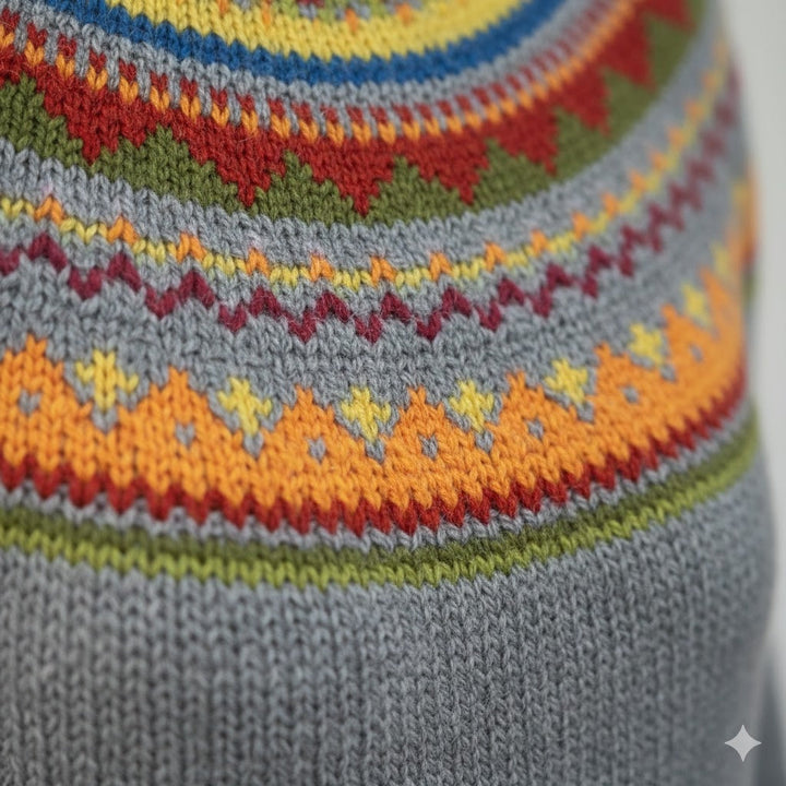 Apolline™ — Pull hivernal nordique doux confortable